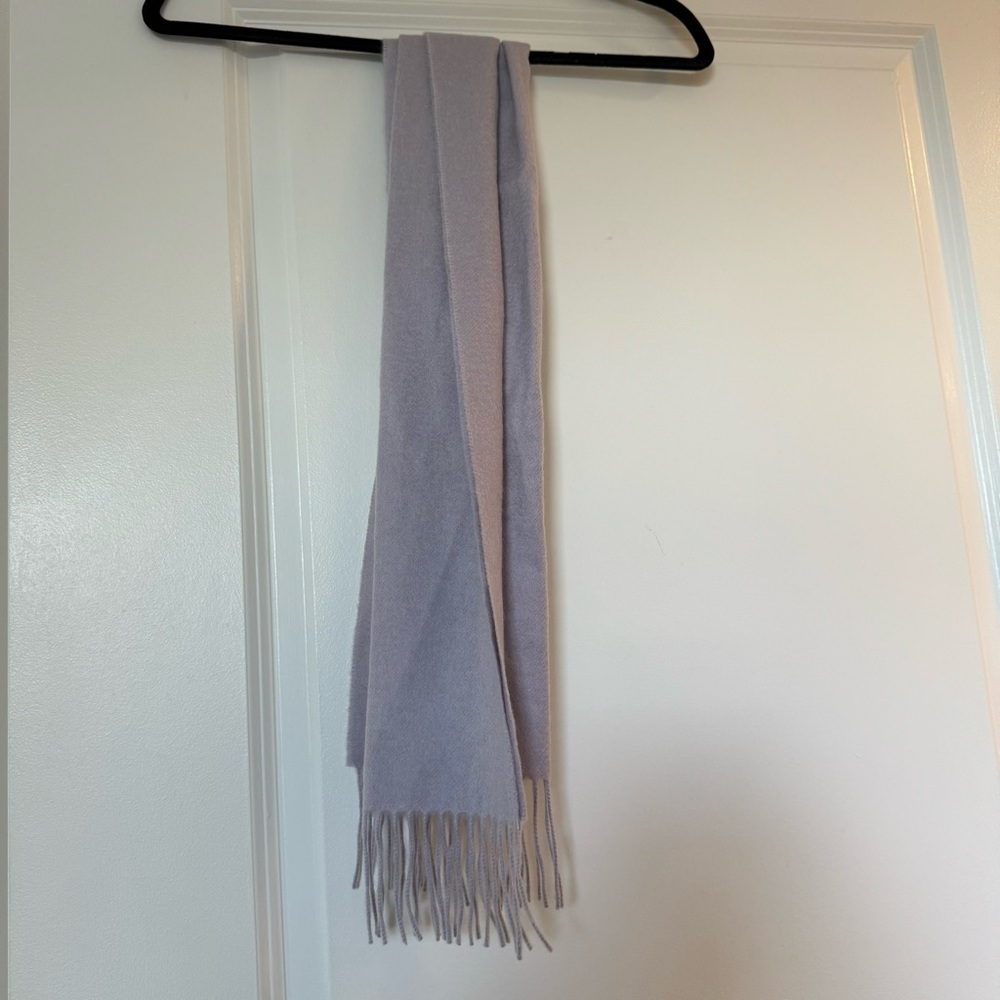 lavender wool scarf